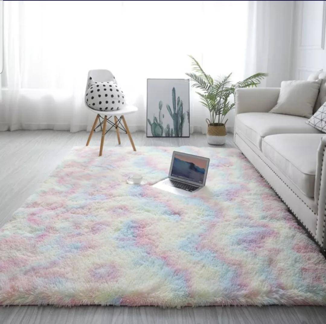 Fluffy Patched Carpet