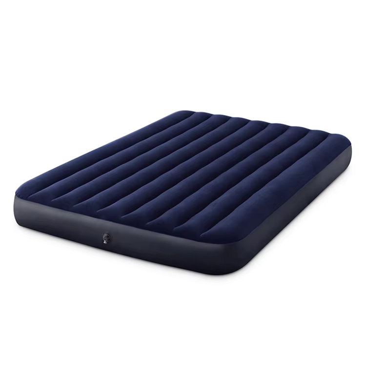 Intex Inflatable Mattress (5×6 ft) – with Manual Pump