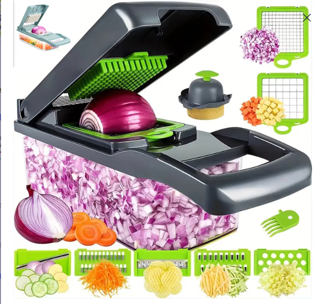 Vegetable Cutter 13-in-1 – Multifunction Manual Food Chopper
