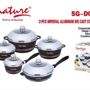 21 Pcs Imperial Non-Stick Cookware Set – Complete Kitchen Set