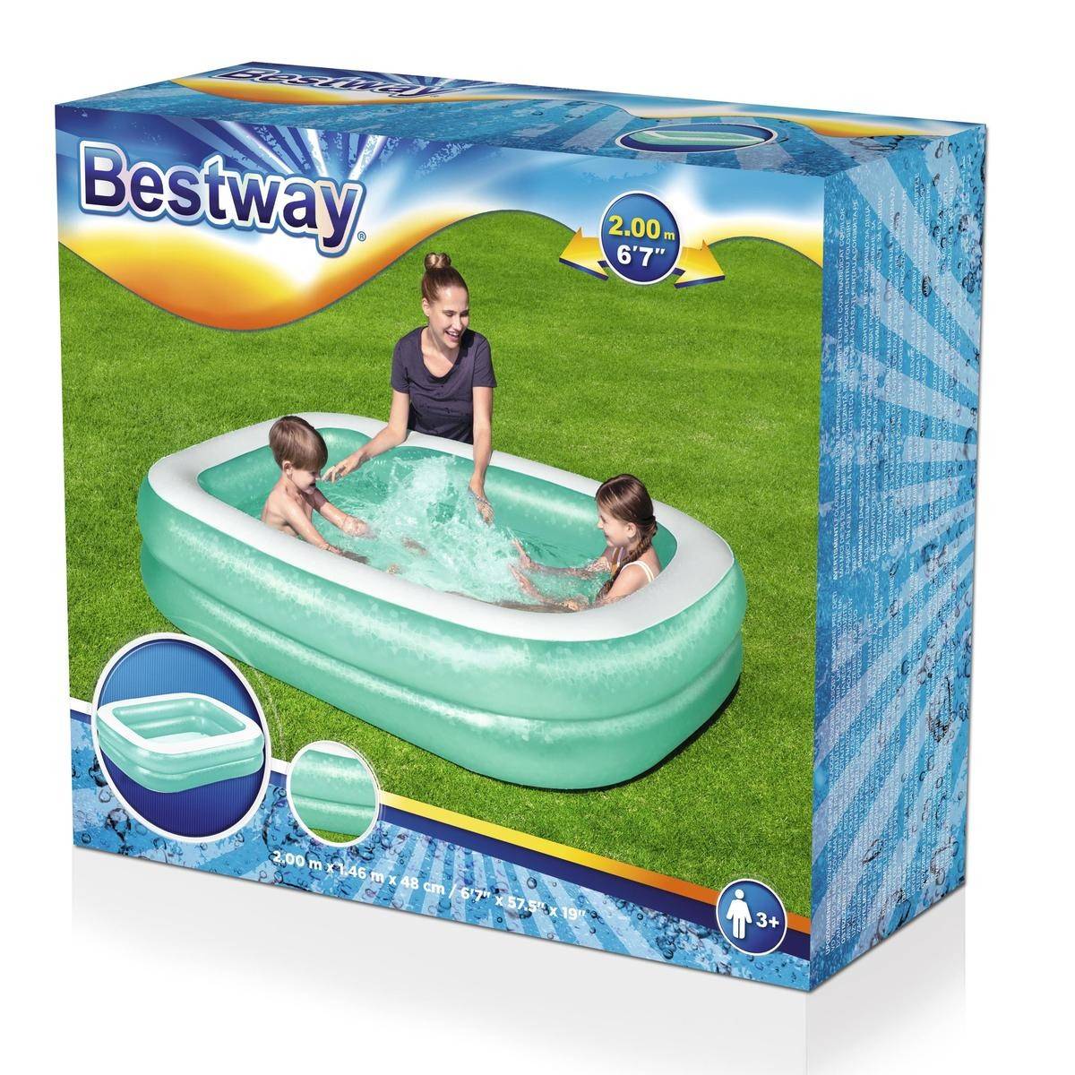 Inflatable Swimming Pools with Pump – Family Fun Pool