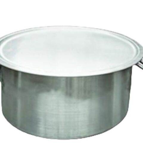 100L Aluminium Sufurias with Lid and Handles –  Heavy-Duty Cooking Pot
