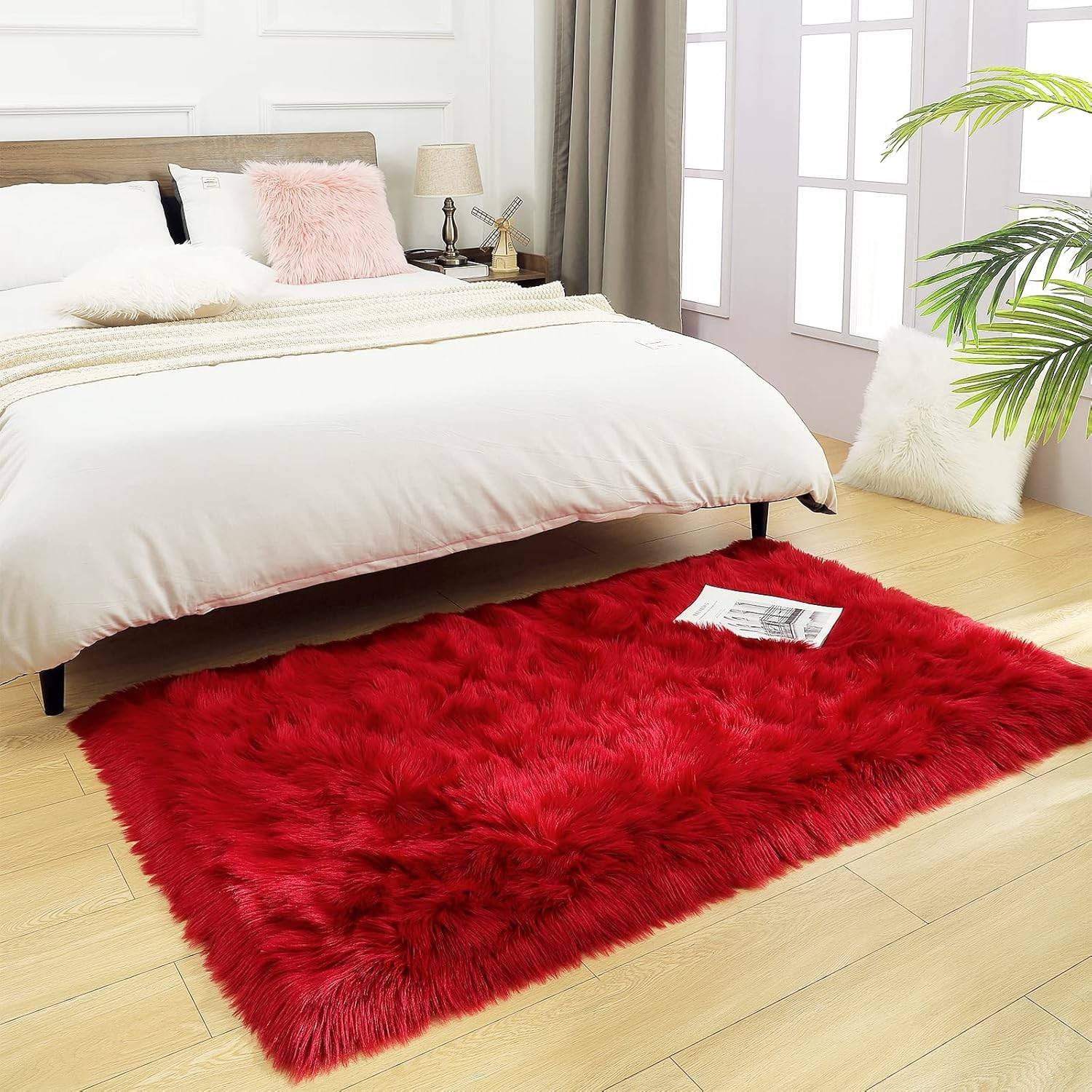 Faux Fur Bedside Mat