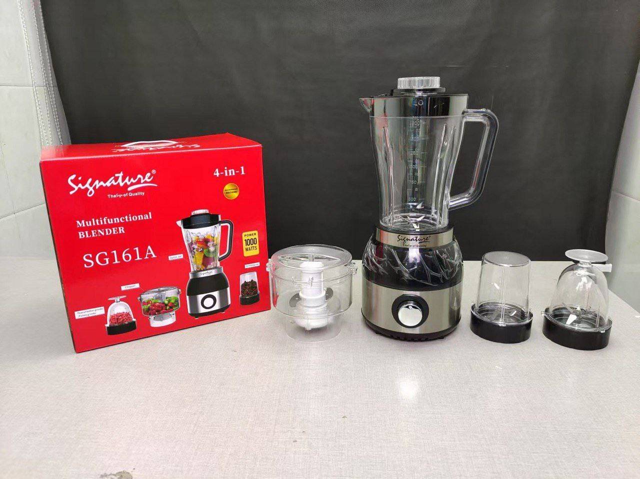Signature 4-in-1 Blender 1000W – Multi-Function Kitchen Blender