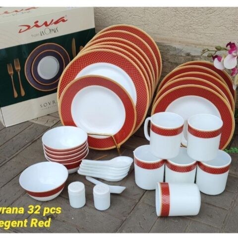 32 Pcs Sovrana Dinner Set – Complete Porcelain Tableware
