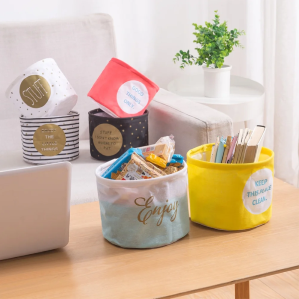 Round Organizing Baskets
