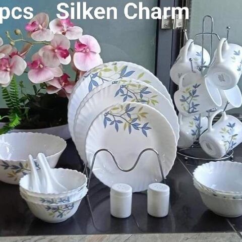39 Pcs Classique Dinner Set – Complete Porcelain Tableware Collection